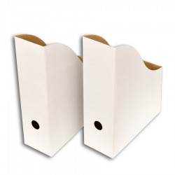 Suport Vertical pentru Documente 80x245x300 mm, set 25 buc, din Carton, Alb Suport Vertical pentru Documente 80x245x300 mm, set 25 buc, din Carton, Alb