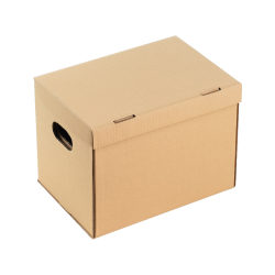 Cutie carton cu capac 250x340x260 mm, 3 straturi CO3, Set 25 bucăţi
