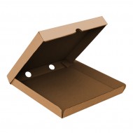 Cutie pizza 325x325x40 mm, maro/maro, pătrată, 50 buc/set