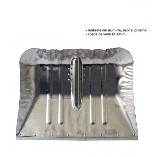 LOPATA ALUMINIU PENTRU ZAPADA CU INTARITURA 